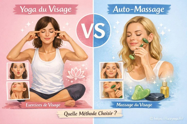 Yoga du visage ou automassage : quelles différences et comment choisir ?