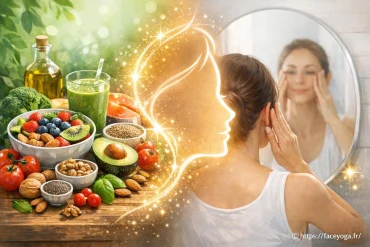 Comprendre la synergie entre alimentation et yoga du visage pour une peau éclatante