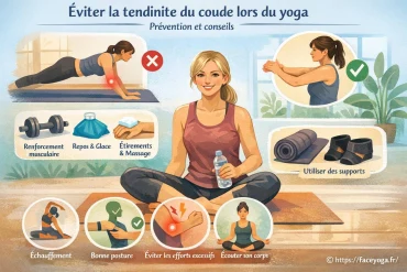 Éviter la tendinite du coude lors du yoga : conseils et prévention essentiels