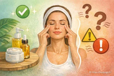 Faut-il utiliser des huiles ou crèmes pendant le yoga du visage ? conseils et précautions