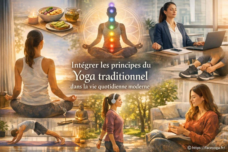 Comment intégrer les principes du yoga traditionnel dans sa vie quotidienne moderne ?