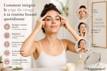 Comment intégrer le yoga du visage à sa routine beauté quotidienne ?