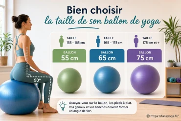 Bien choisir la taille de son ballon de yoga : quel modèle choisir ?