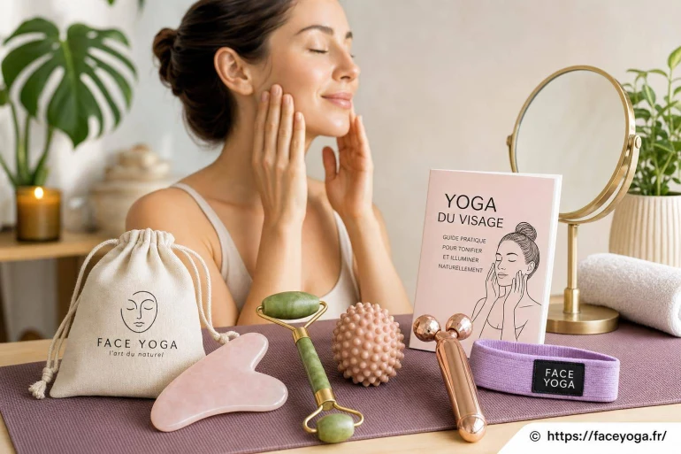 Les accessoires incontournables pour booster votre séance de yoga du visage