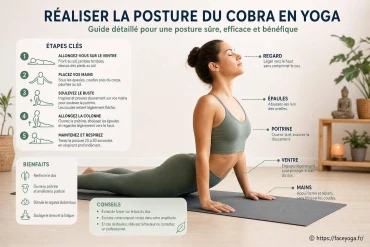 Réaliser la posture du cobra en yoga : guide détaillé