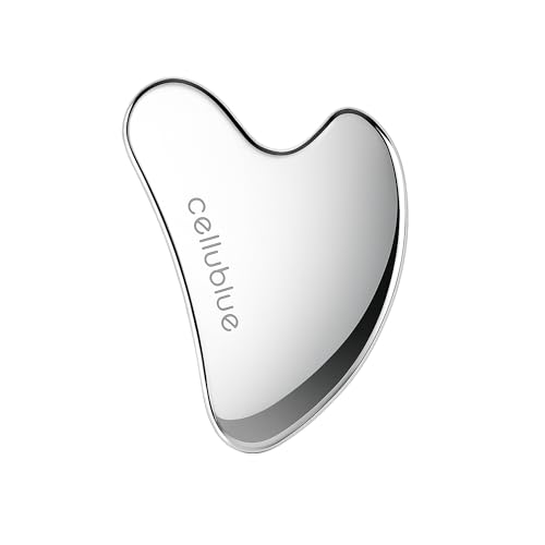 Gua Sha Métal Visage – Accessoire de Massage Facial en Acier