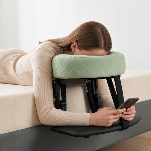 Viridux Appui-tête de Massage Réglable 180° pour Lit, Suppor