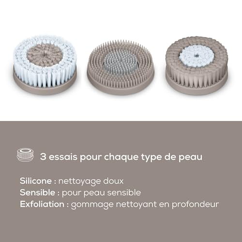 Beurer FC 59 Dual Brosse visage électrique pour nettoyage en