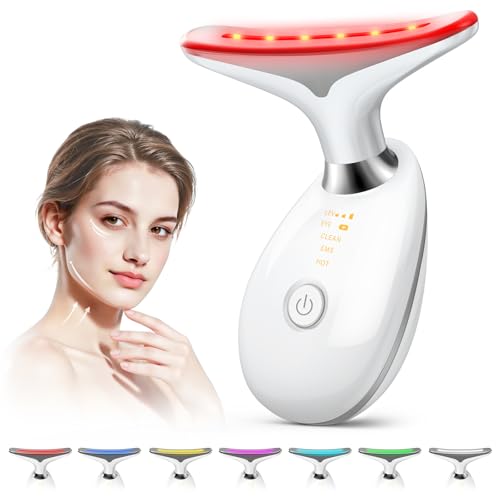 Appareil Anti Rides Visage, Appareil Massage Visage 7 Couleu