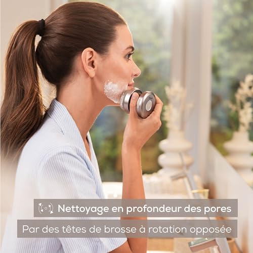 Beurer FC 59 Dual Brosse visage électrique pour nettoyage en