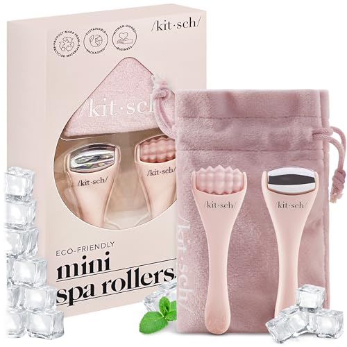 Mini Rouleau Facial Glace Rose